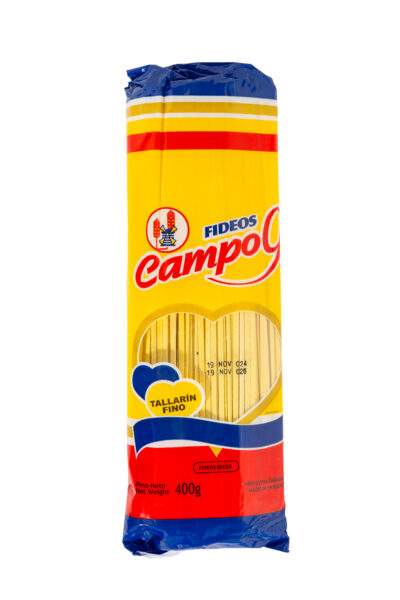 FIDEOS TALLARÍN FINO CAMPO9 400 GR