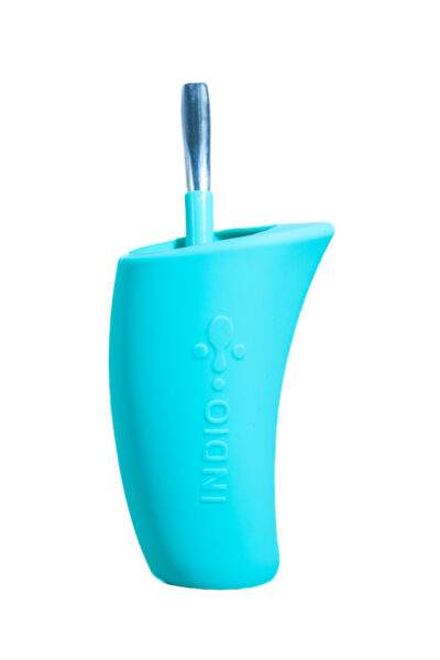 Guampa Indio Silicona con Bombilla acero inox