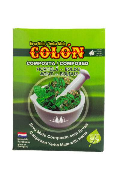 YERBA MATE COLON MENTA BOLDO 500g