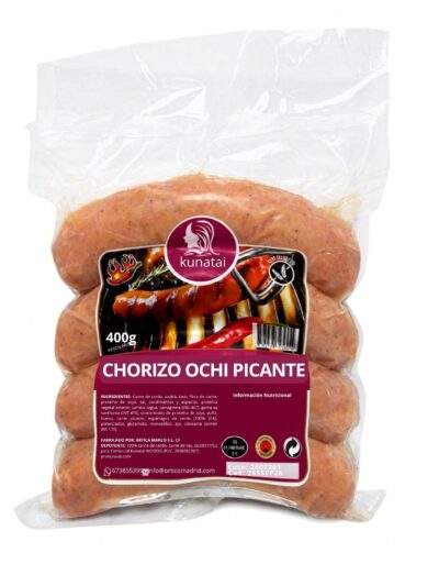 CHORIZO PICANTE TIPO OCHSI KUÑATAI 400GR